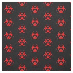 Tissu Symbole rouge de Biohazard