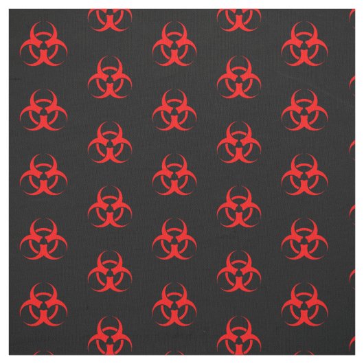 Tissu Symbole rouge de Biohazard (Échantillon)
