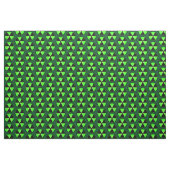 Tissu Symbole vert de rayonnement (Fat Quarter)