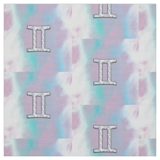 Tissu Symbole zodiaque Gemini Gemini (Échantillon)
