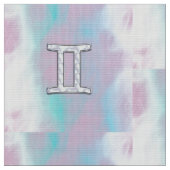 Tissu Symbole zodiaque Gemini Gemini (Fermer)