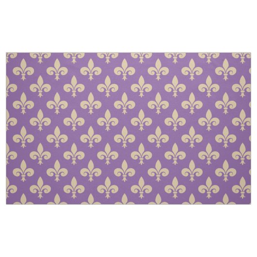 Tissu Symboles de fleur de lis (Fat Quarter)