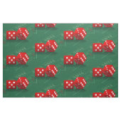 Tissu Table de craps avec dés Las Vegas (Fat Quarter)