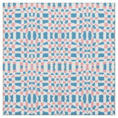 Tissu Tableau de contrôle bleu rose rétro Abstrait (Échantillon)