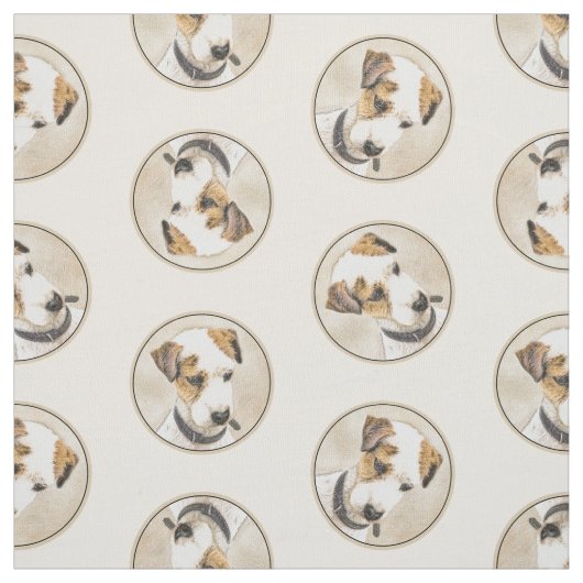 Tissu Tableau Terrier Russell Jack Parson Chien de Compa (Échantillon)