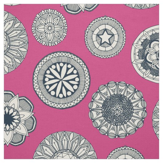 Tissu tache de mandala (Échantillon)