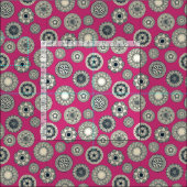 Tissu tache de mandala (Carreau)