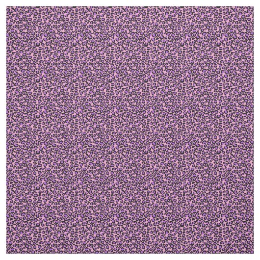Tissu Taches de guépard rose et pourpre (Échantillon)