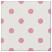 Tissu Taches de pois roses moyennes (Fermer)
