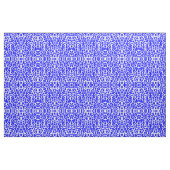 Tissu Taches d'impression d'animaux abstraits bleu et bl (Fat Quarter)
