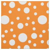 Tissu Taches orange pois (Échantillon)
