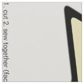 Tissu Taco Cat Cut et Sew Kit (Détail)