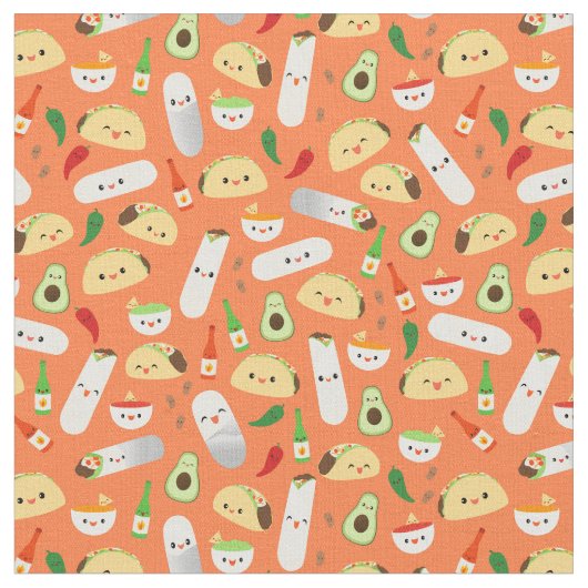 Tissu Tacos et Burritos (Fermer)