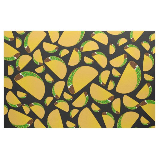 Tissu Tacos noirs (Yard)