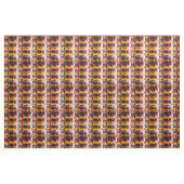Tissu Tail de cravate-Dye Tiger (Fat Quarter)