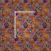 Tissu TALISMANS Peony Fabric (Carreau)