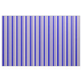 Tissu Tan & Blue Lines/Stripes Motif (Fat Quarter)