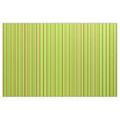 Tissu Tan, Chartreuse, Jaune & Rouge foncé Lignes (Fat Quarter)