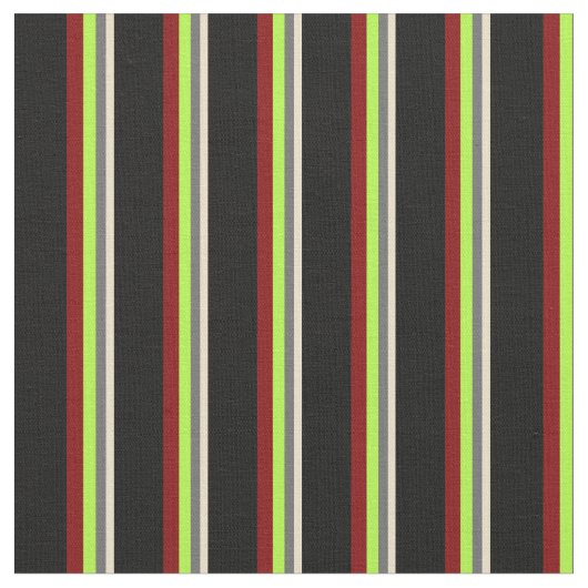 Tissu Tan, Dim Grey, Light Green, Maroon et Black (Fermer)