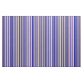 Tissu Tan et bleu foncé Motif rayé/lin (Fat Quarter)