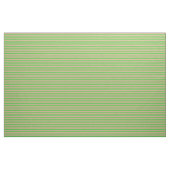 Tissu Tan et Lime Vert Motif rayé de couleur (Yard)