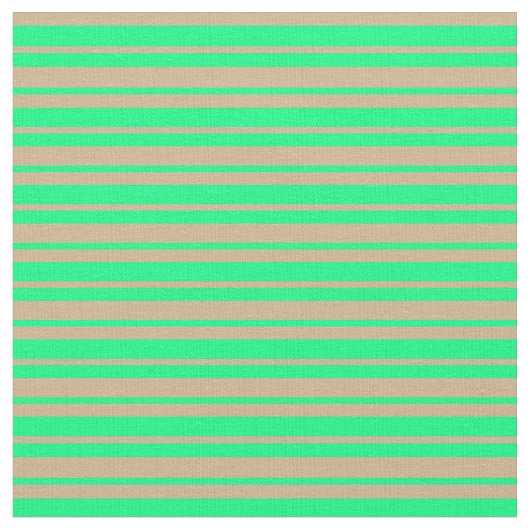 Tissu Tan et Motif vert (Fermer)