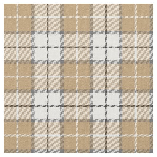 Tissu Tan Plaid (Fermer)