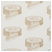 Tissu Tan shoepoly (Échantillon)