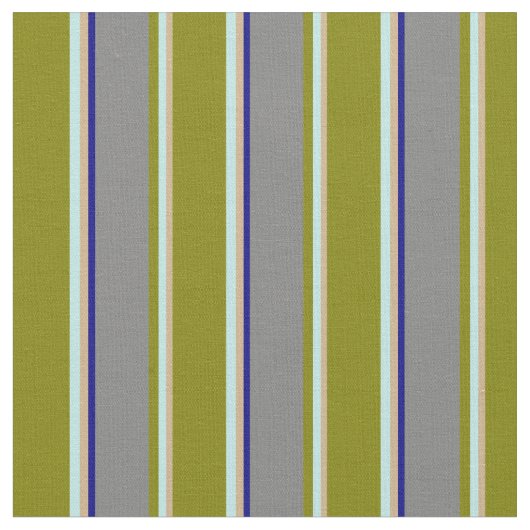 Tissu Tan, Turquoise, Vert, Gris et Bleu (Fermer)