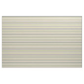 Tissu Tan, Vert, Bleu de minuit et lignes beiges (Yard)