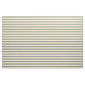 Tissu Tan, Vert, Bleu de minuit et lignes beiges (Fat Quarter)