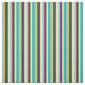 Tissu Tan, Vert clair, Jaune, Violet & Vert foncé (Échantillon)