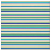 Tissu Tan, Vert mer, Turquoise foncé, Bleu & Blanc (Échantillon)