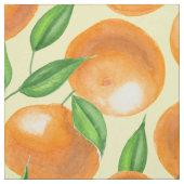 Tissu Tangerines aquarelle (Échantillon)