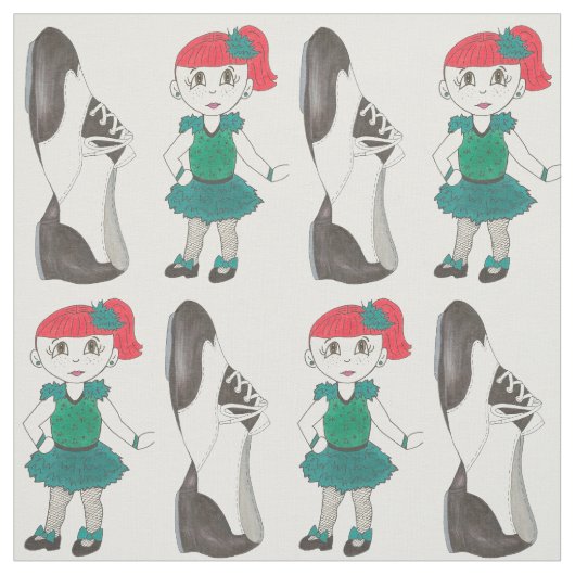 Tissu Tap Dance Classe Danseuse Fille Considérant Tapdan (Échantillon)