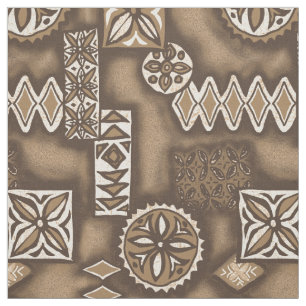 Tissu Tapa de Hawaïen de guerrier de vague