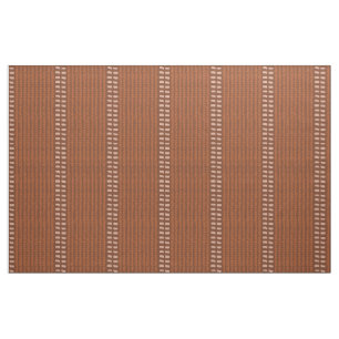 Tissu Tapis marocain ikat terracotta rustique neutre