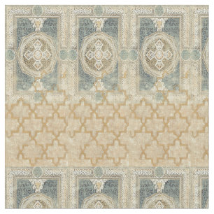 Tissu Tapisserie ornementale avec design géométrique orn
