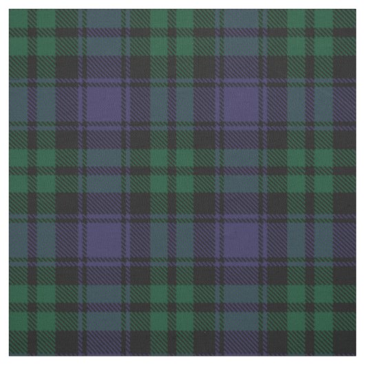 Tissu Tartan Black Watch, Plaid (Échantillon)