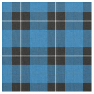 Tissu Tartan bleu de chasse de Ramsay de clan