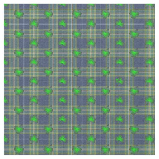 Tissu Tartan bleu d'Irlande (Fermer)