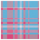 Tissu Tartan bleu et rouge (Fermer)