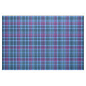 Tissu - Tartan bleu rose violet vert (Fat Quarter)