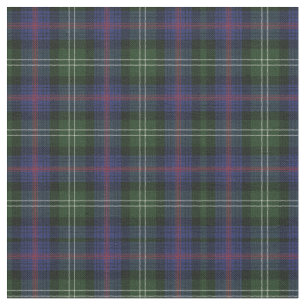 Tissu Tartan Clan Sutherland Motif Plaid