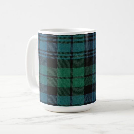 Tissu Tartan classique Mug (Devant gauche)