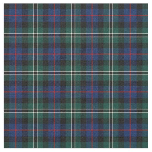 Tissu Tartan de chasse des Roses de clan (Fermer)