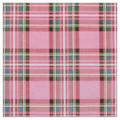 Tissu Tartan de Noël rose/vert ID768 (Échantillon)