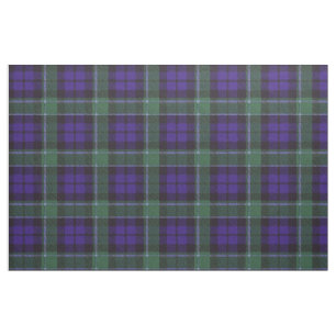 Tissu Tartan d'écossais de plaid de clan de Graham