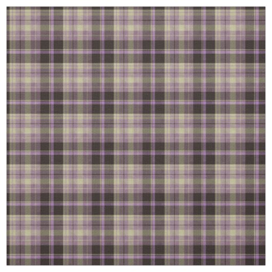 Tissu Tartan d'héritage violet écossais (Échantillon)