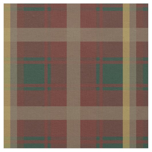 Tissu Tartan feuille d'érable (Fermer)